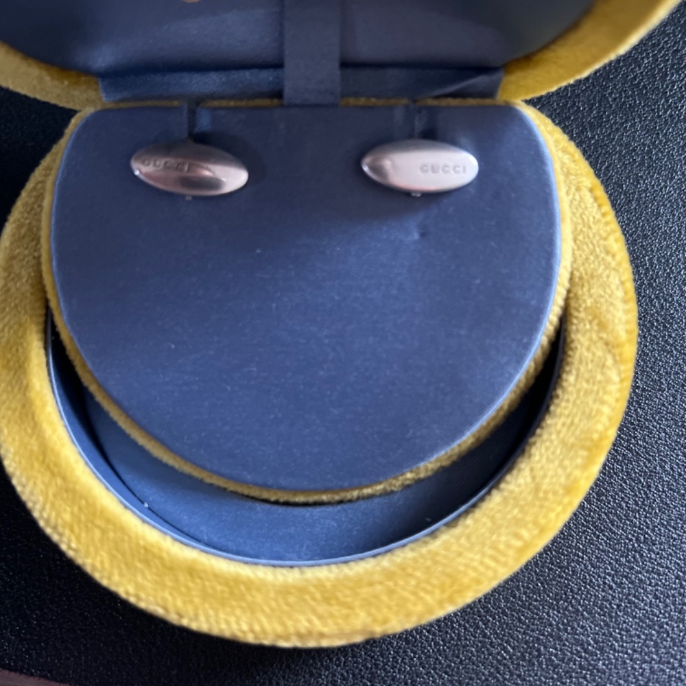 Gucci Silver Men’s Cufflinks - Picture 3 of 5